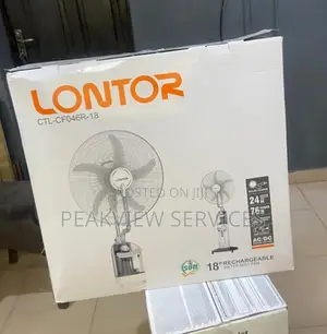 18 Inch Lontor Fan Adjustable Height Mist Model