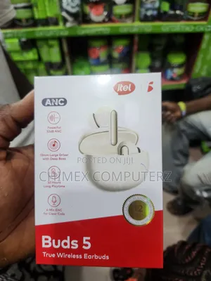 Itel Buds 5 Premium Design 32db Anc 4-Mic Clear Calls