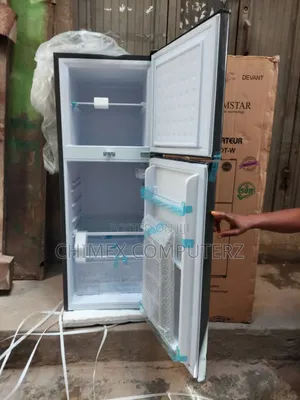 Skyrun Refrigerator 118 Litres Black and Silver Colour