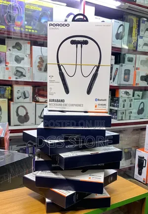 Porodo Auraband Neckband Enc Bluetooth Earphone