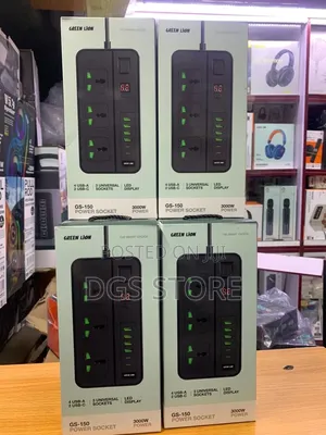 Green Lion Gs 150 Power Socket 3000w Power 4usb A,2usb C,3 Universal