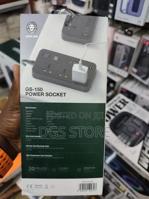 Green Lion Gs 150 Power Socket 3000w Power 4usb A,2usb C,3 Universal