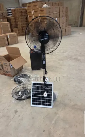 Solar/ Electric Rechargeable Fan