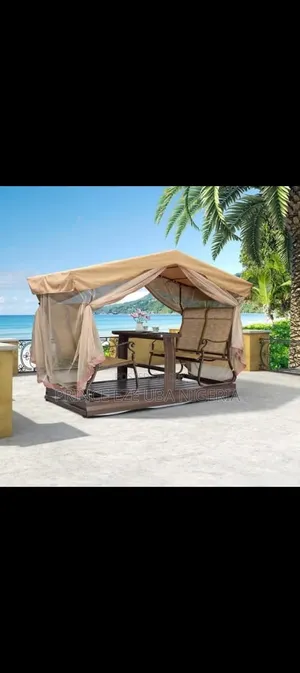 Luxury Canopy Tent Swing Chair , 4 Seater