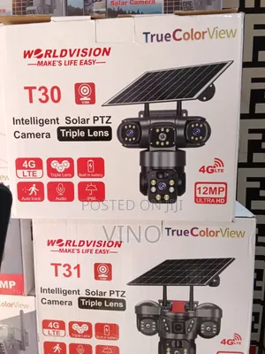 Worldvision T30 Triple Lens 12mp Solar Camera