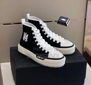 Amiri Court High-Top Sneakers.