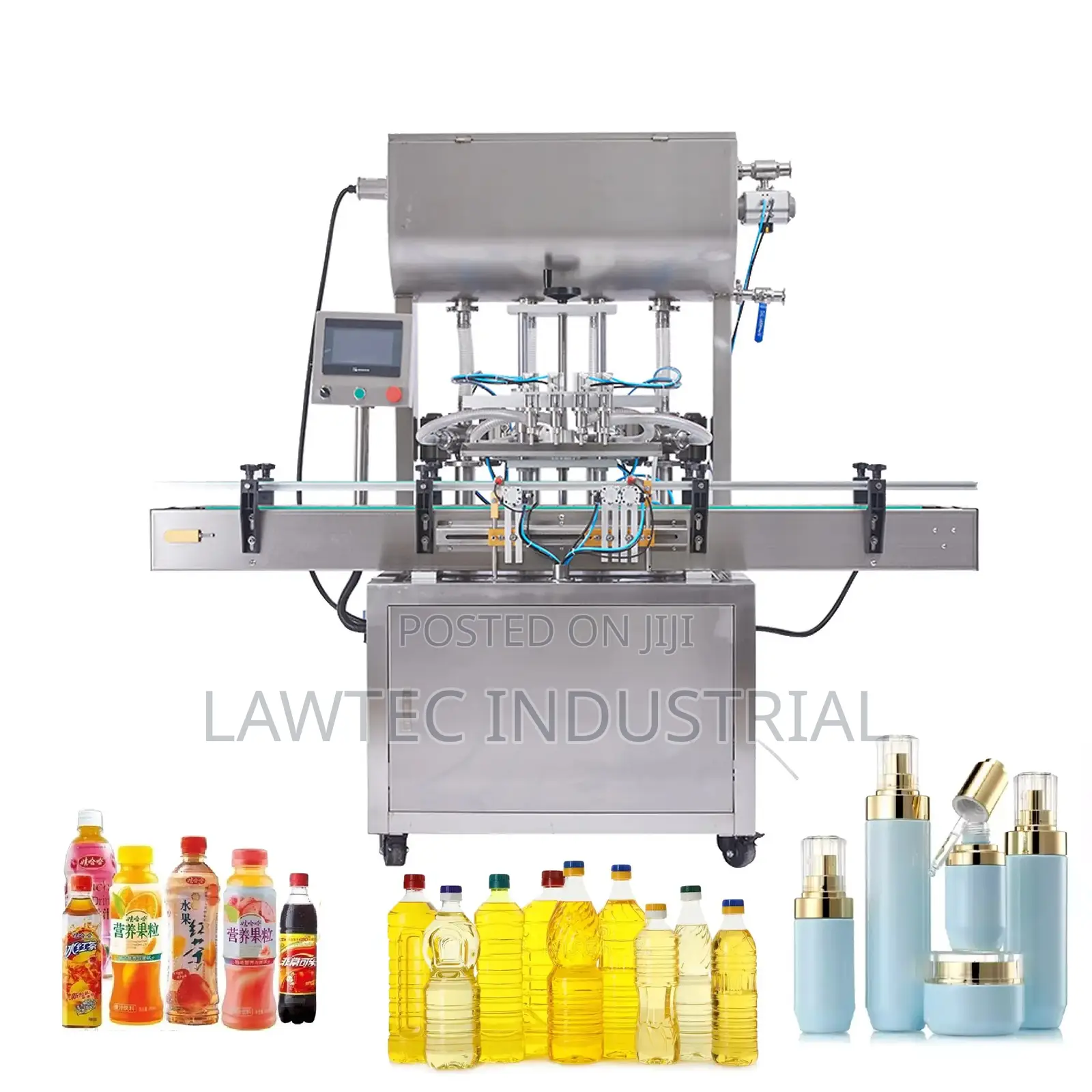 Automatic Liquid/Paste Four Nozzle Filling Machine