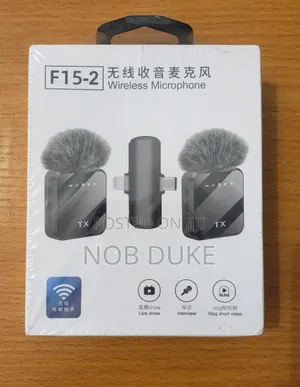 Dual Noise Cancelling Wireless F15-2 Microphone