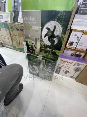 16 Inches Twford Solar Rechargeable Wall Fan