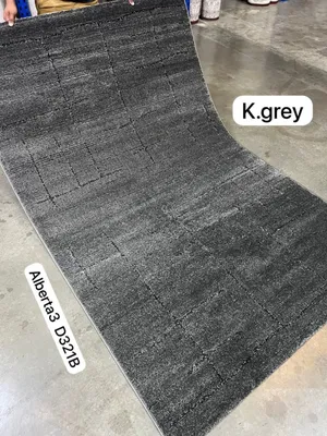 K Grey Colour Turkish Persian Center Rug