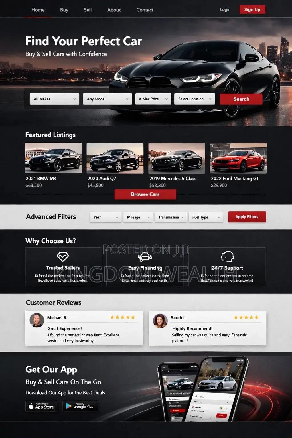 Landing Page Website