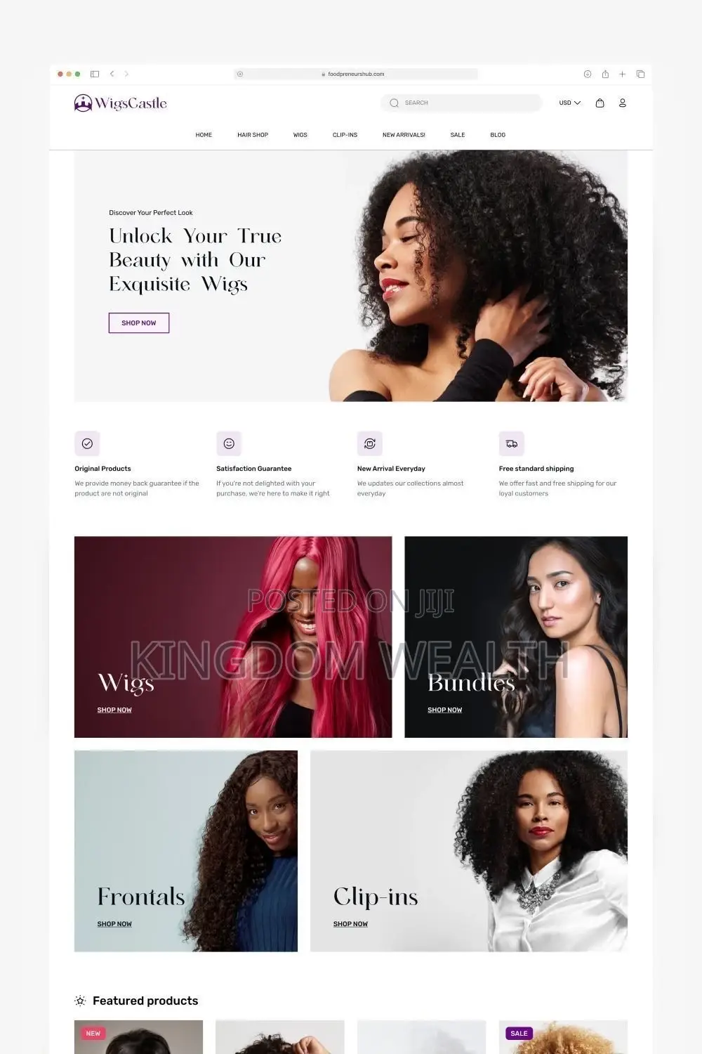 Landing Page Website