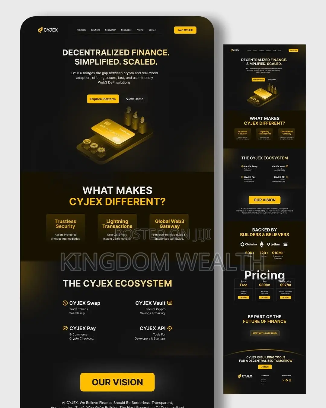 Landing Page Website