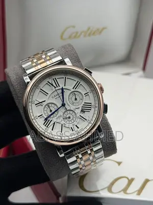 *Cartier Watch* _Chain Strap_ _Active Chronograph_ M