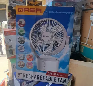 Qasa 9-inch Rechargeable Fan