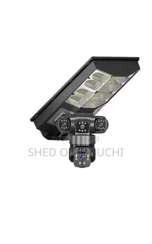 Complete 3lens PTZ Solar Lights Camera,