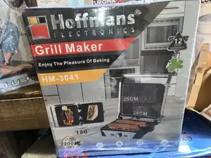 Hoffmans Cafe Style 4 Slice Family Size Sandwich Press Panini Maker