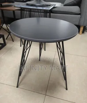 Sleek Marble Side Stool.