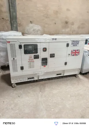 Brand New Perkins 60kva Soundproof Diesel Silent Lister Generator