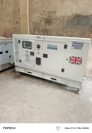 Brand New Perkins 110kva Soundproof Diesel Silent Lister Generator