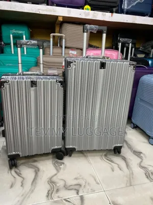 Medium and Small Aluminum Hardshell Traveling Boxes