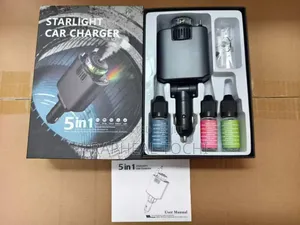 Starlight Car Charger With Roof 66w Fast 5in1 Aroma Diffuser