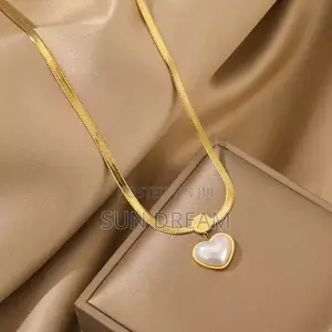 Women Necklace Jewelry Lady Gift Stainless Steel Color No Wash