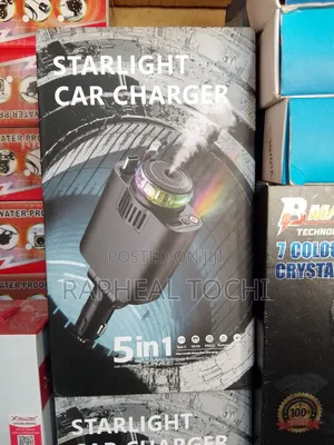 Starlight Car Charger With Roof 66w Fast 5in1 Aroma Diffuser