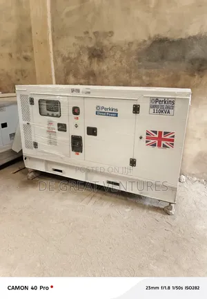 Brand New Perkins 110kva Soundproof Diesel Silent Lister Generator