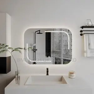 60 by 80 Square Led Mirror