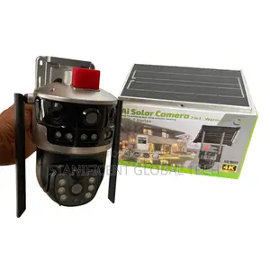 Optimax Ultra Hd Wifi Dual Lens Ai Solar PTZ Camera (V380)