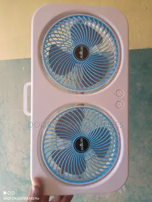 Rechargeable Double Head High Breeze Fan