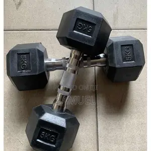 Professional 5kg(X2) Hexagonal Dumbbell Set(10kg Total)