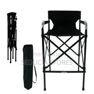 Trayless Foldable Makeup Chair - Telescopic Makeup Chair