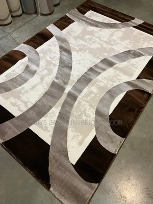 Chocolate Mixed Colour Center Rug Available Turkish
