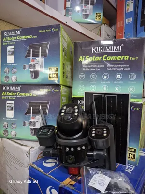 Kikimini Ai Solar 2 in 1 Lens Surveillance Camera