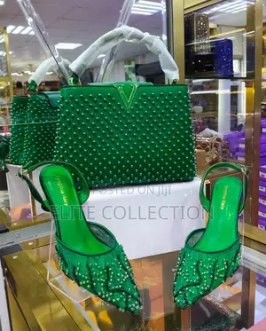 Beautiful Italian Leather Slippers and Bag Combo Colours as Displayed