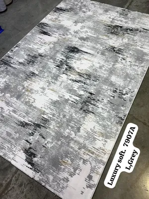 Luxurious Soft Pile 7a Gray Colour Center Rug Turkish