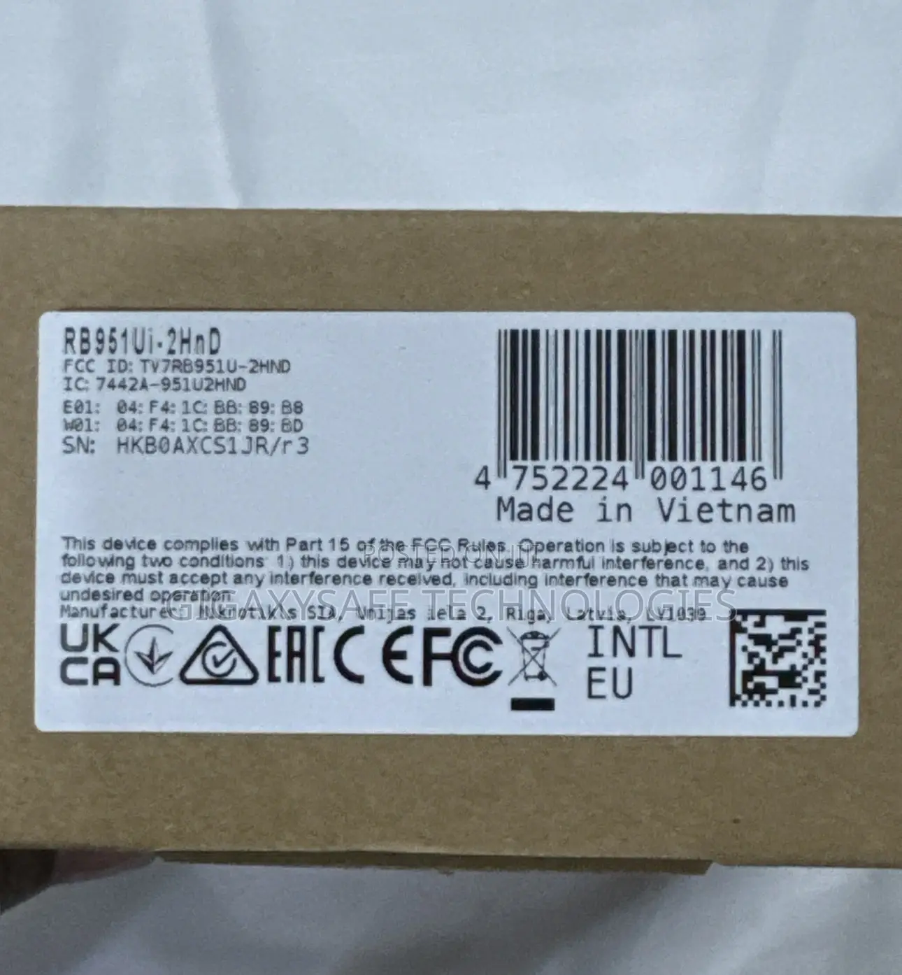 Mikrotik Rb951ui-2hnd