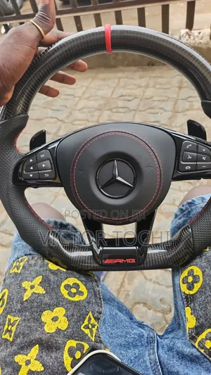 Benz Carbon Fiber Amg Steering Wheel C300, C400, Glc300, Gle, Ml350