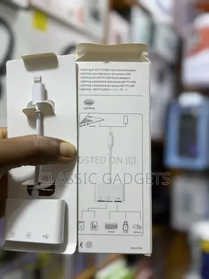 Lightning to 3 in 1 Camera Card Reader