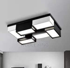 2025 Creative Led Square Chandeliers Modern Atmospheric Ceiling Light