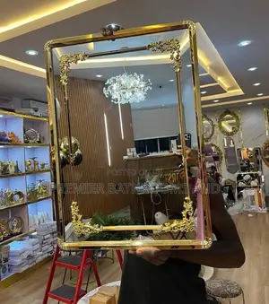 Stainless Gold Bathroom Mirror