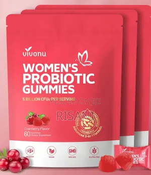Women's Probiotics Gummies Flavoured With Cranberry
