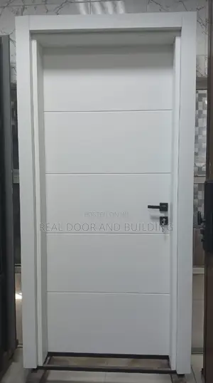 White HDF Wooden Door, (516la)
