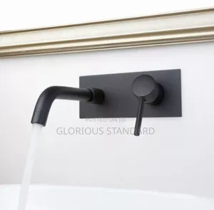 Conduit Wall Bath Mixer Black Italy Standard