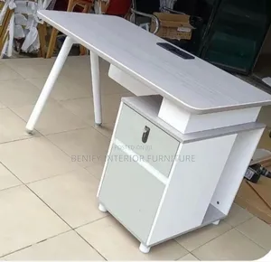 1.2 Meter Gray Office Table With Extension