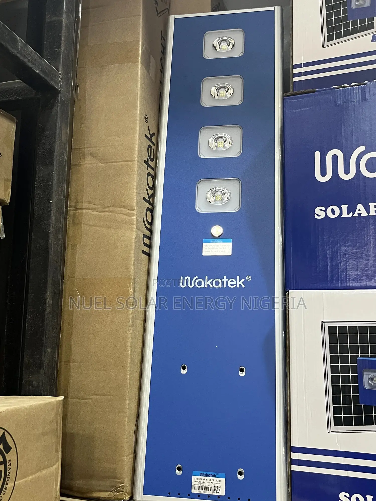 Wakatek Solar Street Light (4 Eye)