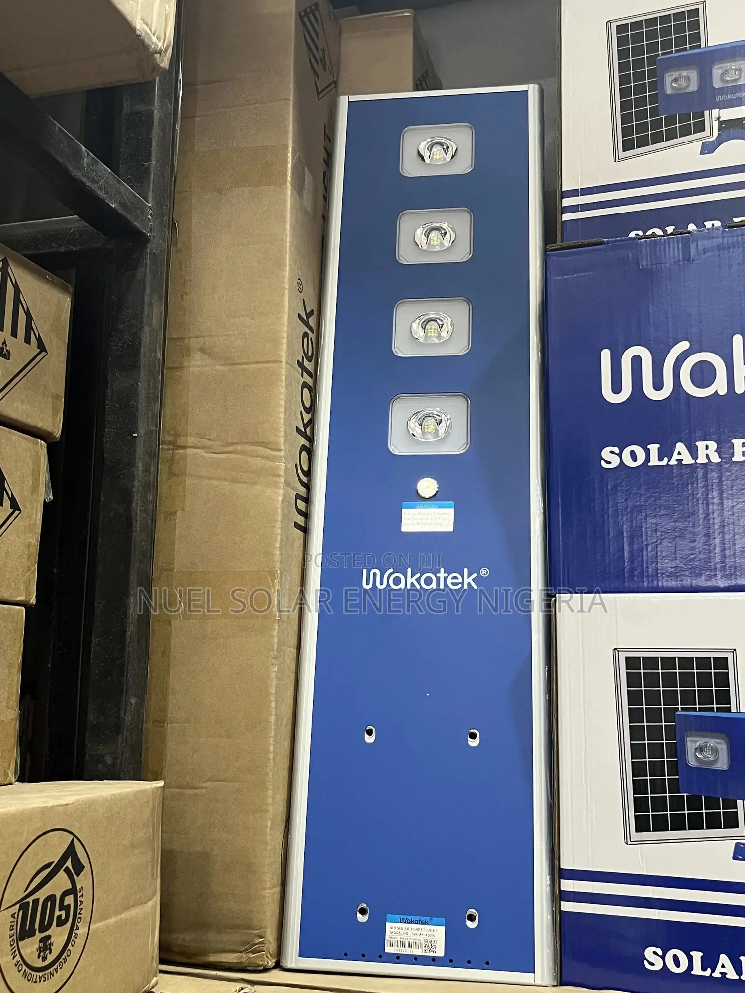 Wakatek Solar Street Light (4 Eye)