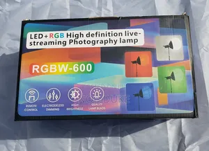 Led + RGB High Definition Live Streaming Photography Lamp (Rgbw-600)
